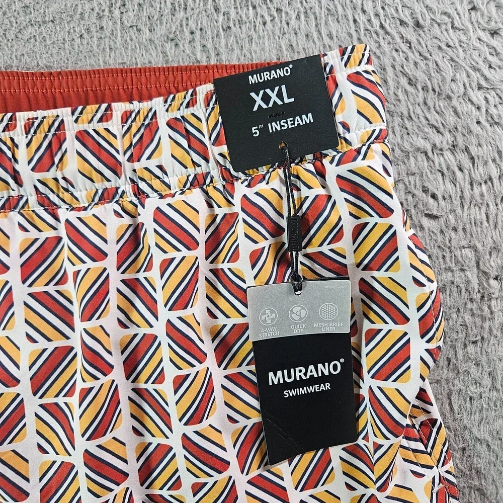 NWT Murano Swim Shorts Trunks Men XXL 5